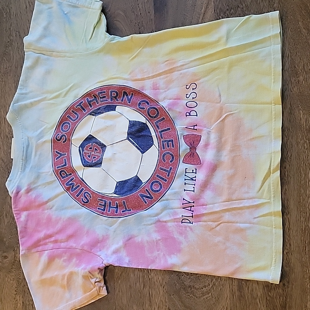 Simply Southern Pastel Tie-Dye Soccer Tee